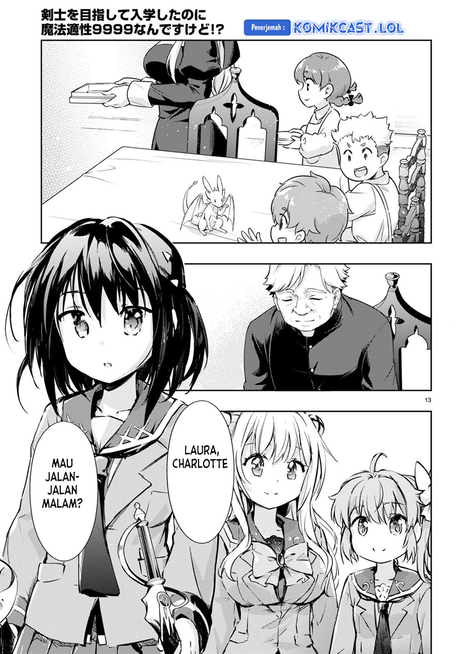 Kenshi wo Mezashite Nyuugaku shita no ni Mahou Tekisei 9999 nan desu kedo!? chapter 69